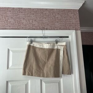 Abercrombie linen skort size medium